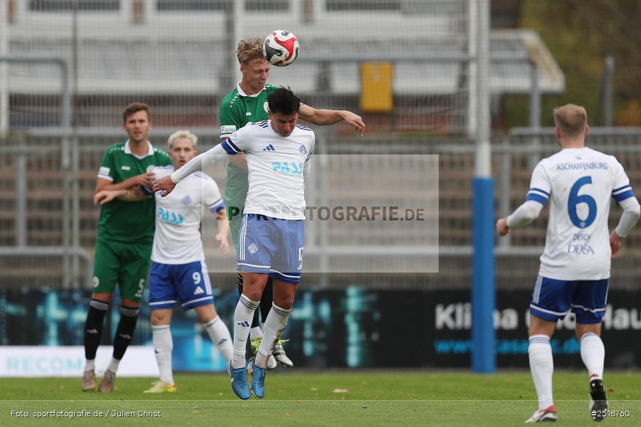 Stadion am Schönbusch, Aschaffenburg, 25.10.2025, sport, action, Fussball, BFV, 15. Spieltag, VFB, SVA, VfB Eichstätt, SV Viktoria Aschaffenburg - Bild-ID: 2518760
