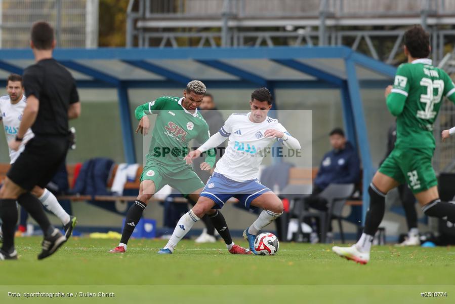Stadion am Schönbusch, Aschaffenburg, 25.10.2025, sport, action, Fussball, BFV, 15. Spieltag, VFB, SVA, VfB Eichstätt, SV Viktoria Aschaffenburg - Bild-ID: 2518774