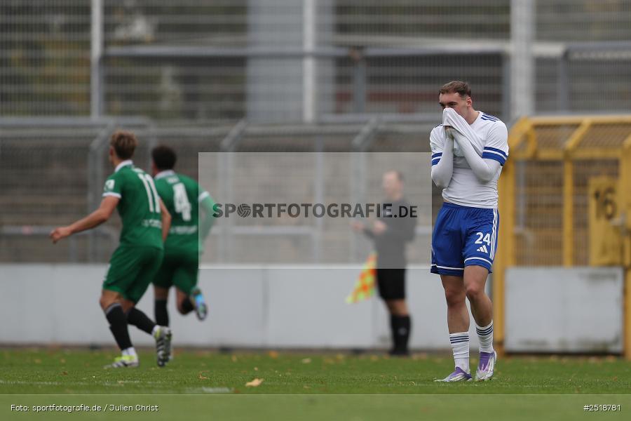 Stadion am Schönbusch, Aschaffenburg, 25.10.2025, sport, action, Fussball, BFV, 15. Spieltag, VFB, SVA, VfB Eichstätt, SV Viktoria Aschaffenburg - Bild-ID: 2518781