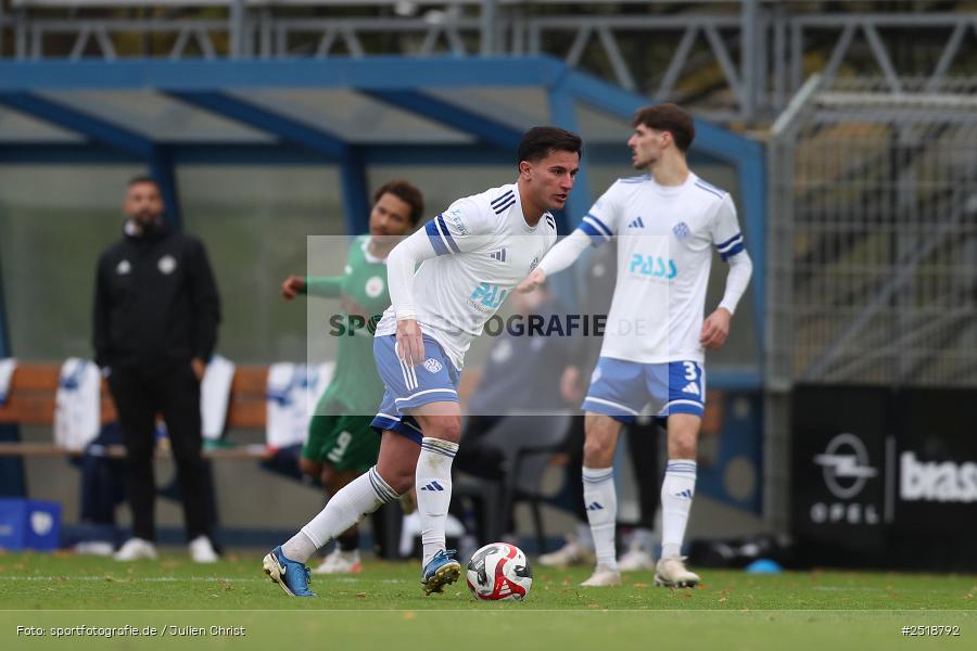 Stadion am Schönbusch, Aschaffenburg, 25.10.2025, sport, action, Fussball, BFV, 15. Spieltag, VFB, SVA, VfB Eichstätt, SV Viktoria Aschaffenburg - Bild-ID: 2518792