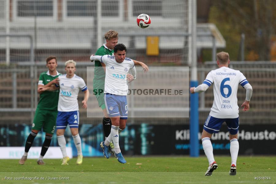 Stadion am Schönbusch, Aschaffenburg, 25.10.2025, sport, action, Fussball, BFV, 15. Spieltag, VFB, SVA, VfB Eichstätt, SV Viktoria Aschaffenburg - Bild-ID: 2518794