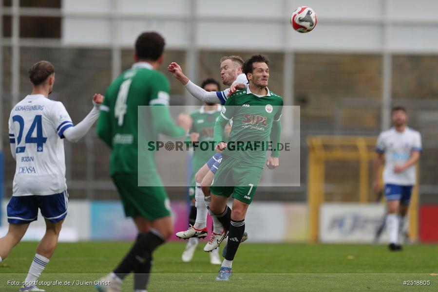 Stadion am Schönbusch, Aschaffenburg, 25.10.2025, sport, action, Fussball, BFV, 15. Spieltag, VFB, SVA, VfB Eichstätt, SV Viktoria Aschaffenburg - Bild-ID: 2518805