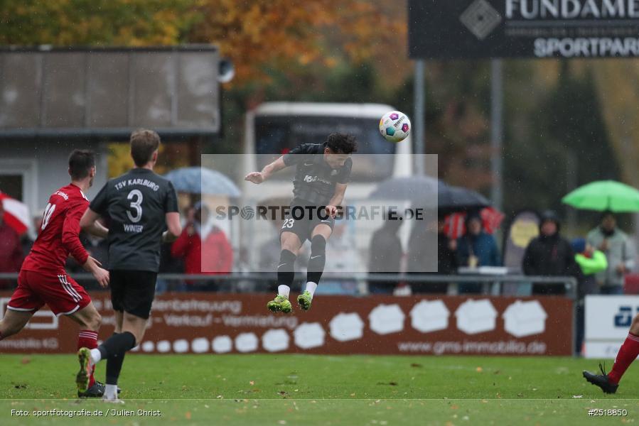 sport, action, TSV Karlburg, Landesliga Nordwest, LIF, Karlburg, KAR, Fussball, Fundamentum Sportpark, BFV, 25.10.2025, 17. Spieltag, 1. FC Lichtenfels - Bild-ID: 2518850