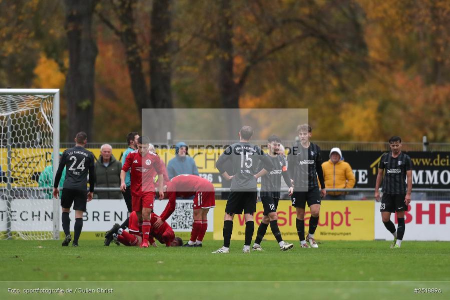sport, action, TSV Karlburg, Landesliga Nordwest, LIF, Karlburg, KAR, Fussball, Fundamentum Sportpark, BFV, 25.10.2025, 17. Spieltag, 1. FC Lichtenfels - Bild-ID: 2518896