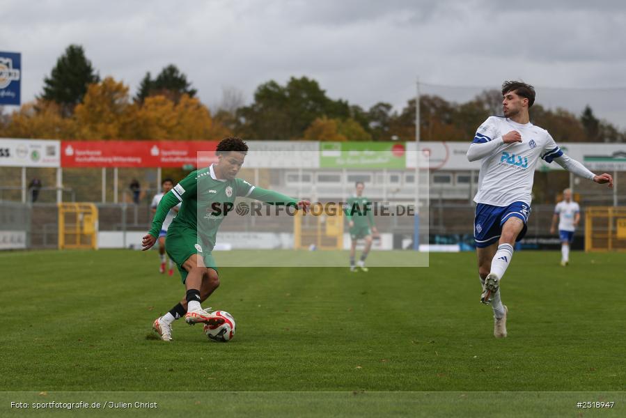 sport, action, VfB Eichstätt, VFB, Stadion am Schönbusch, SVA, SV Viktoria Aschaffenburg, Fussball, BFV, Aschaffenburg, 25.10.2025, 15. Spieltag - Bild-ID: 2518947