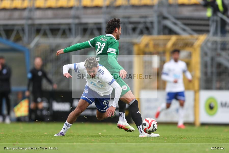 sport, action, VfB Eichstätt, VFB, Stadion am Schönbusch, SVA, SV Viktoria Aschaffenburg, Fussball, BFV, Aschaffenburg, 25.10.2025, 15. Spieltag - Bild-ID: 2519046