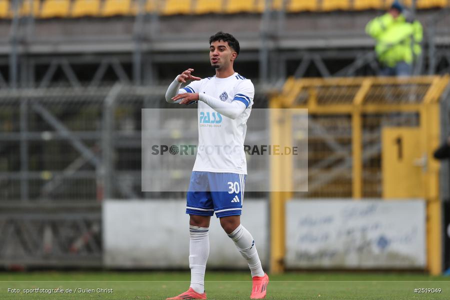 sport, action, VfB Eichstätt, VFB, Stadion am Schönbusch, SVA, SV Viktoria Aschaffenburg, Fussball, BFV, Aschaffenburg, 25.10.2025, 15. Spieltag - Bild-ID: 2519049