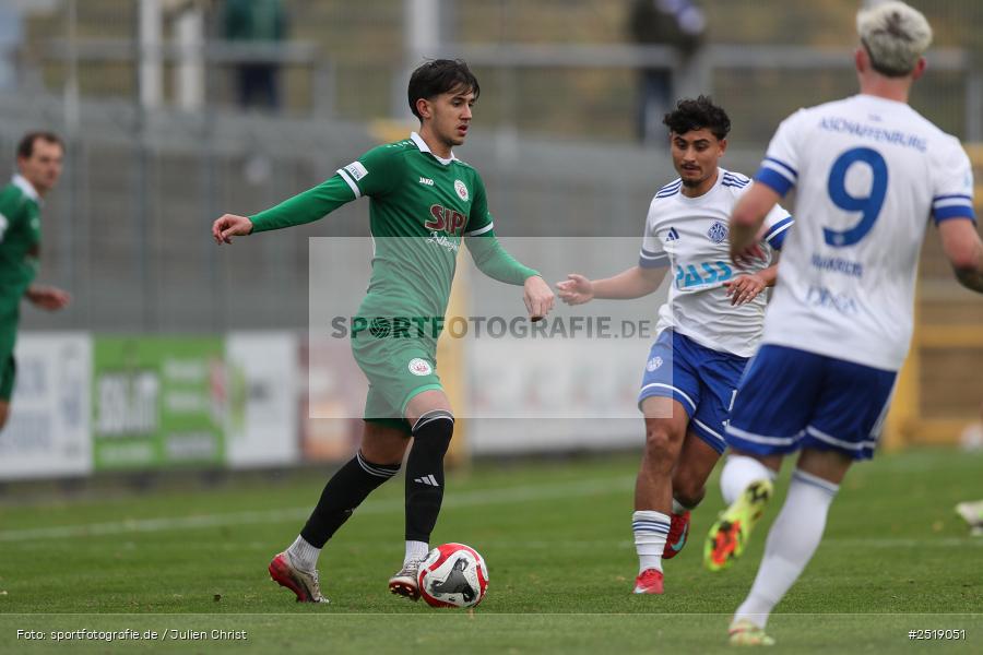 sport, action, VfB Eichstätt, VFB, Stadion am Schönbusch, SVA, SV Viktoria Aschaffenburg, Fussball, BFV, Aschaffenburg, 25.10.2025, 15. Spieltag - Bild-ID: 2519051