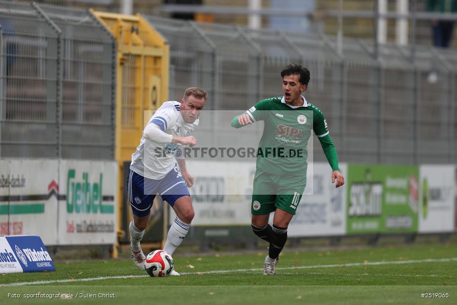 sport, action, VfB Eichstätt, VFB, Stadion am Schönbusch, SVA, SV Viktoria Aschaffenburg, Fussball, BFV, Aschaffenburg, 25.10.2025, 15. Spieltag - Bild-ID: 2519065