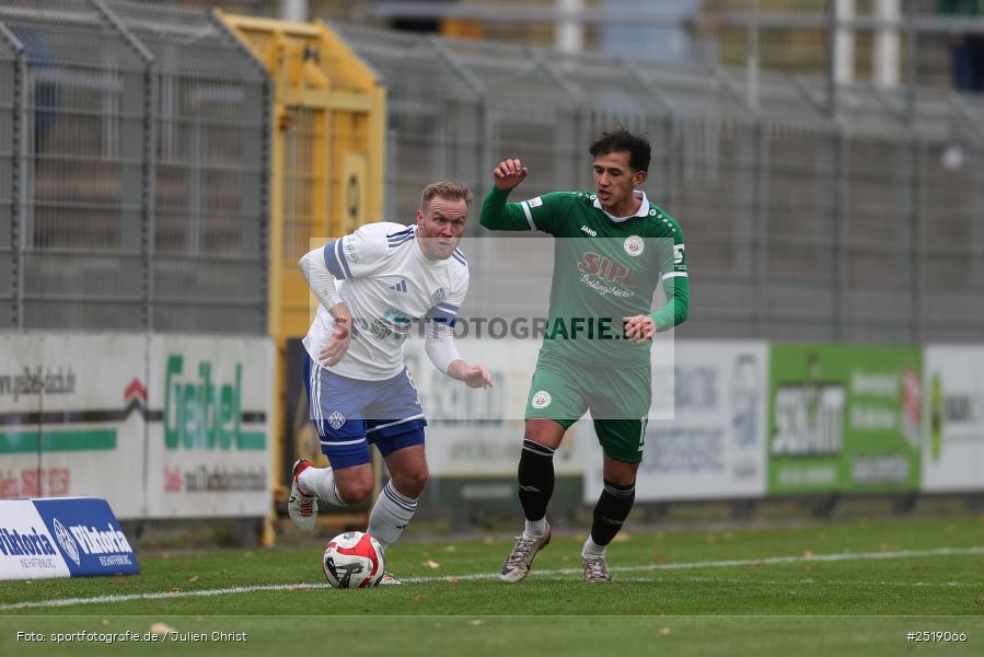 sport, action, VfB Eichstätt, VFB, Stadion am Schönbusch, SVA, SV Viktoria Aschaffenburg, Fussball, BFV, Aschaffenburg, 25.10.2025, 15. Spieltag - Bild-ID: 2519066
