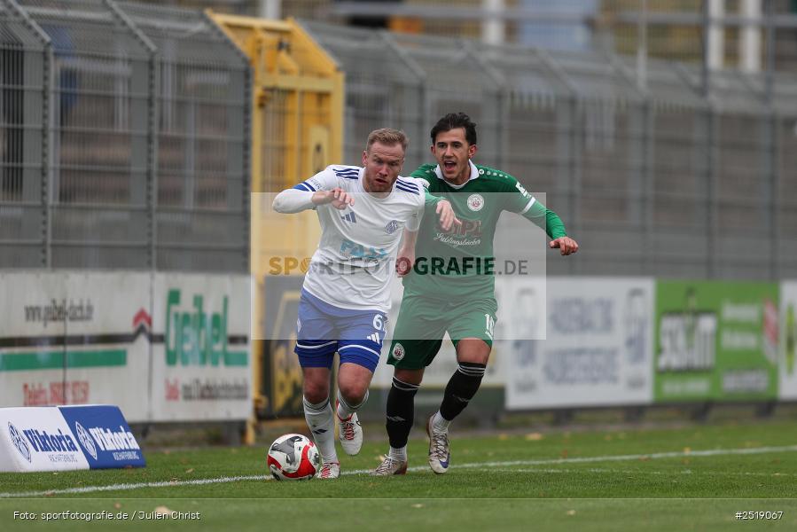 sport, action, VfB Eichstätt, VFB, Stadion am Schönbusch, SVA, SV Viktoria Aschaffenburg, Fussball, BFV, Aschaffenburg, 25.10.2025, 15. Spieltag - Bild-ID: 2519067