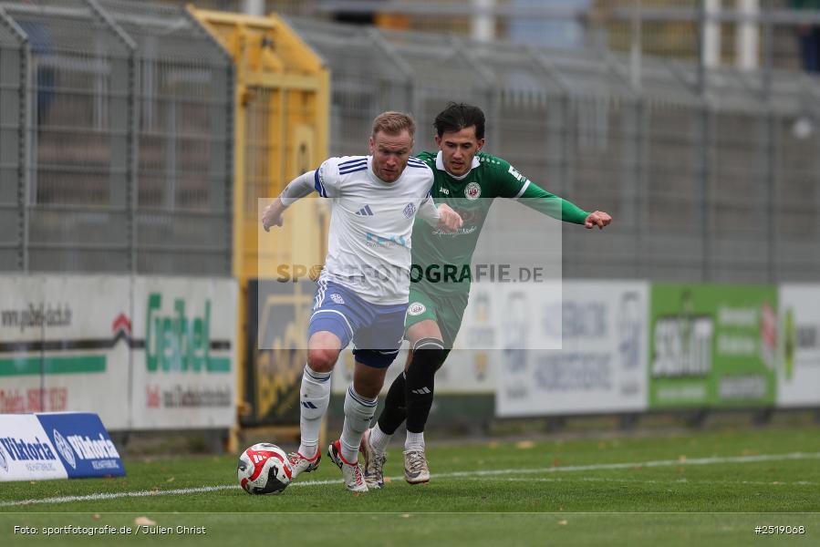 sport, action, VfB Eichstätt, VFB, Stadion am Schönbusch, SVA, SV Viktoria Aschaffenburg, Fussball, BFV, Aschaffenburg, 25.10.2025, 15. Spieltag - Bild-ID: 2519068