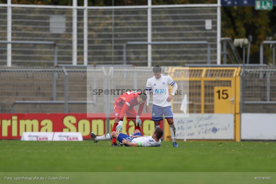 sport, action, VfB Eichstätt, VFB, Stadion am Schönbusch, SVA, SV Viktoria Aschaffenburg, Fussball, BFV, Aschaffenburg, 25.10.2025, 15. Spieltag - Bild-ID: 2519097
