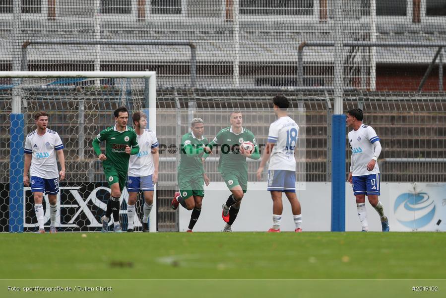 sport, action, VfB Eichstätt, VFB, Stadion am Schönbusch, SVA, SV Viktoria Aschaffenburg, Fussball, BFV, Aschaffenburg, 25.10.2025, 15. Spieltag - Bild-ID: 2519102