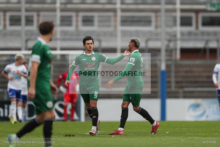 sport, action, VfB Eichstätt, VFB, Stadion am Schönbusch, SVA, SV Viktoria Aschaffenburg, Fussball, BFV, Aschaffenburg, 25.10.2025, 15. Spieltag - Bild-ID: 2519109