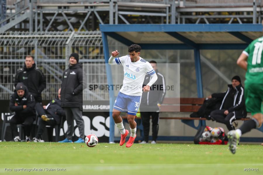 sport, action, VfB Eichstätt, VFB, Stadion am Schönbusch, SVA, SV Viktoria Aschaffenburg, Fussball, BFV, Aschaffenburg, 25.10.2025, 15. Spieltag - Bild-ID: 2519121