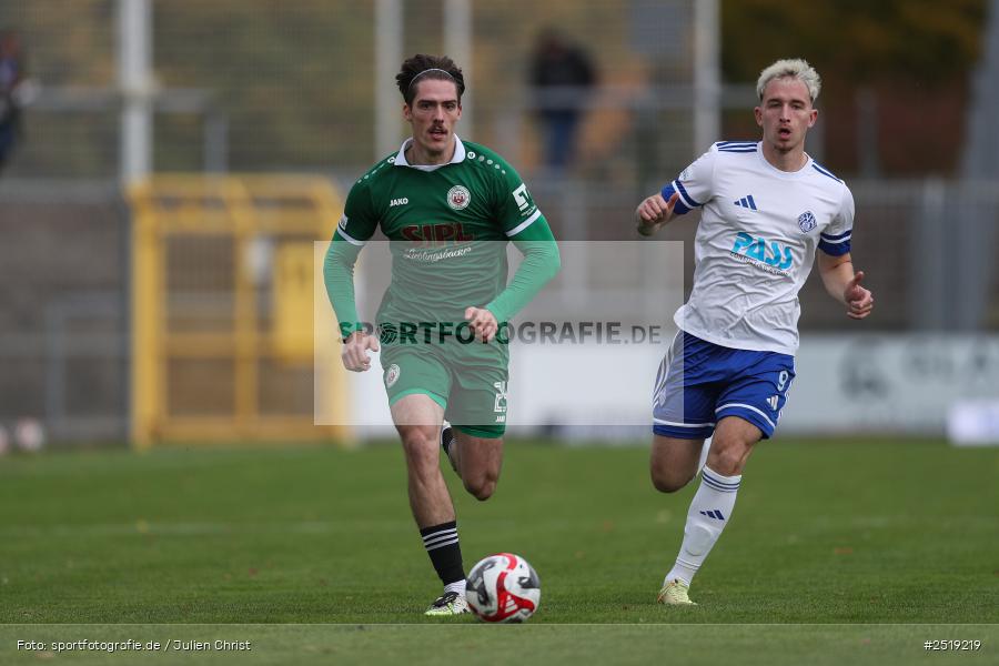 sport, action, VfB Eichstätt, VFB, Stadion am Schönbusch, SVA, SV Viktoria Aschaffenburg, Fussball, BFV, Aschaffenburg, 25.10.2025, 15. Spieltag - Bild-ID: 2519219