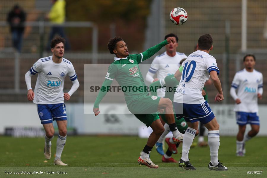 sport, action, VfB Eichstätt, VFB, Stadion am Schönbusch, SVA, SV Viktoria Aschaffenburg, Fussball, BFV, Aschaffenburg, 25.10.2025, 15. Spieltag - Bild-ID: 2519221