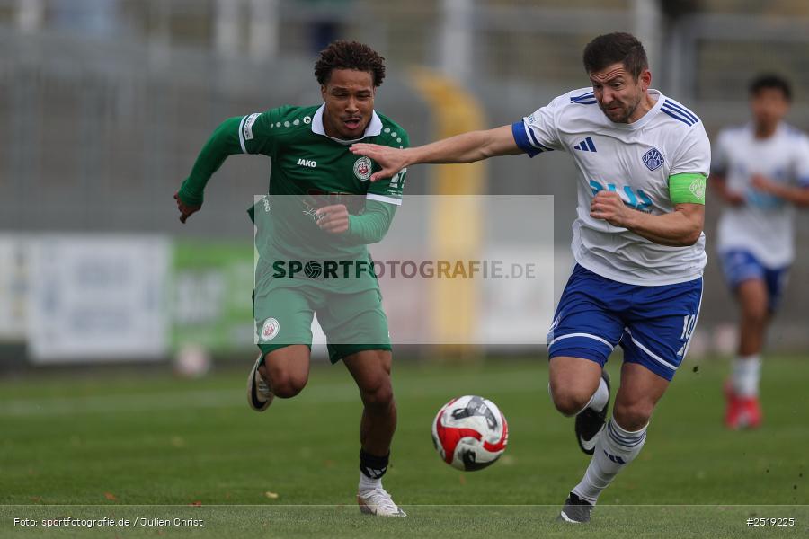 sport, action, VfB Eichstätt, VFB, Stadion am Schönbusch, SVA, SV Viktoria Aschaffenburg, Fussball, BFV, Aschaffenburg, 25.10.2025, 15. Spieltag - Bild-ID: 2519225