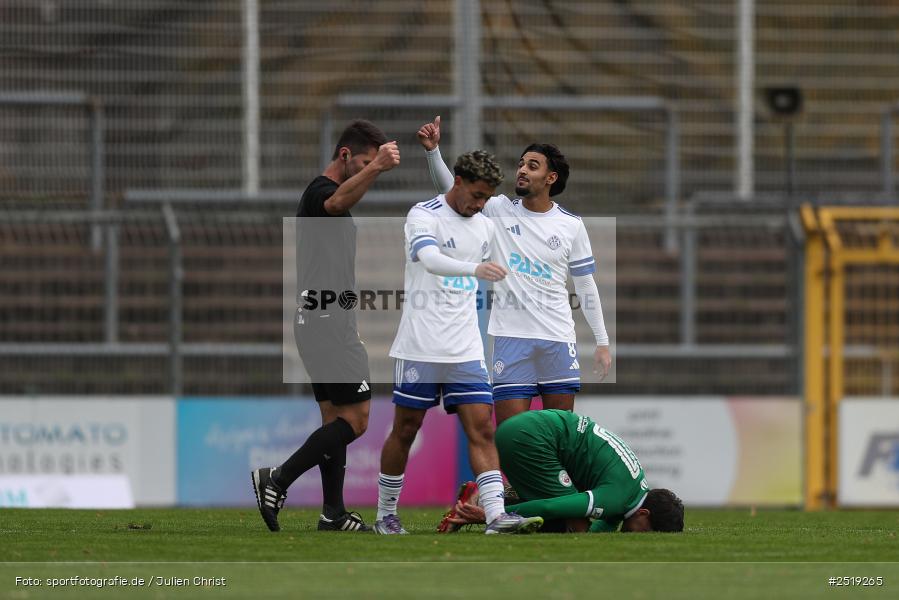 sport, action, VfB Eichstätt, VFB, Stadion am Schönbusch, SVA, SV Viktoria Aschaffenburg, Fussball, BFV, Aschaffenburg, 25.10.2025, 15. Spieltag - Bild-ID: 2519265