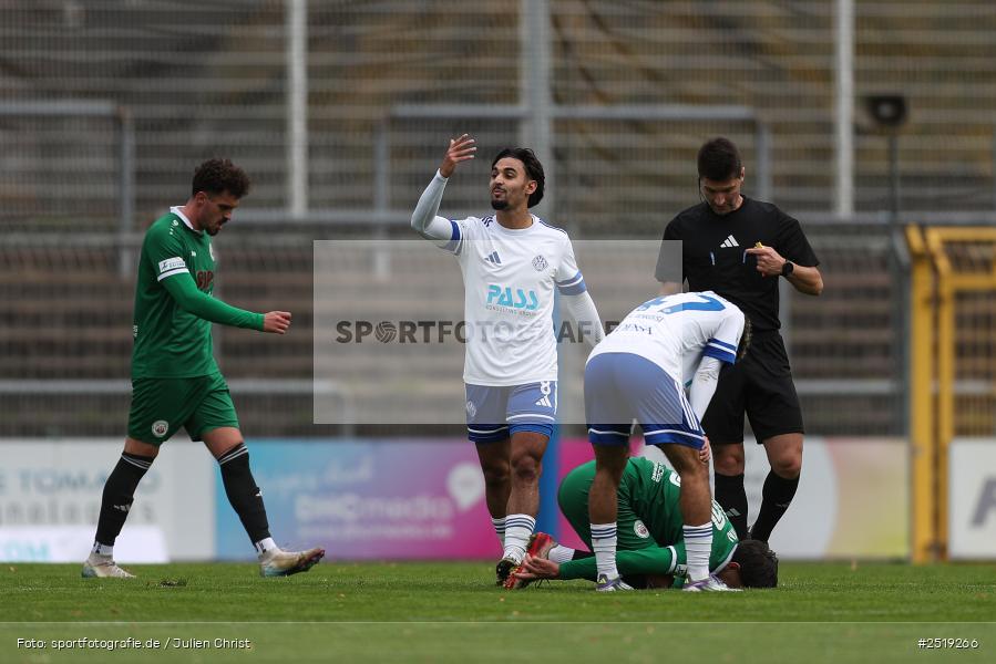 sport, action, VfB Eichstätt, VFB, Stadion am Schönbusch, SVA, SV Viktoria Aschaffenburg, Fussball, BFV, Aschaffenburg, 25.10.2025, 15. Spieltag - Bild-ID: 2519266