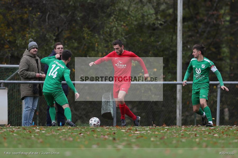 Sportgelände, Gemünden-Seifriedsburg, 26.10.2025, sport, action, Fussball, BFV, 15. Spieltag, Kreisliga Würzburg Gr. 2, FVT, FVGS, FV Thüngersheim, FV Gemünden/Seifriedsburg - Bild-ID: 2519303