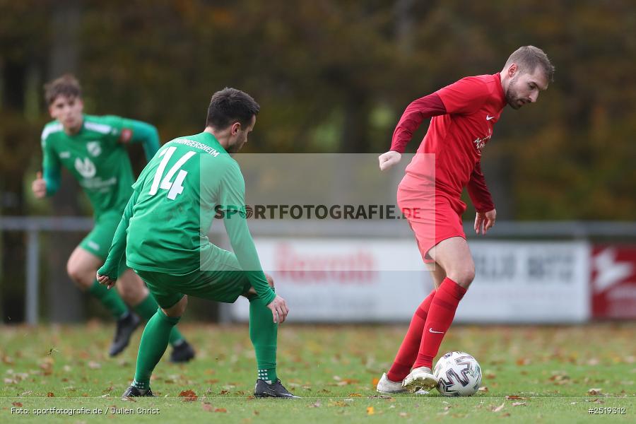 Sportgelände, Gemünden-Seifriedsburg, 26.10.2025, sport, action, Fussball, BFV, 15. Spieltag, Kreisliga Würzburg Gr. 2, FVT, FVGS, FV Thüngersheim, FV Gemünden/Seifriedsburg - Bild-ID: 2519312