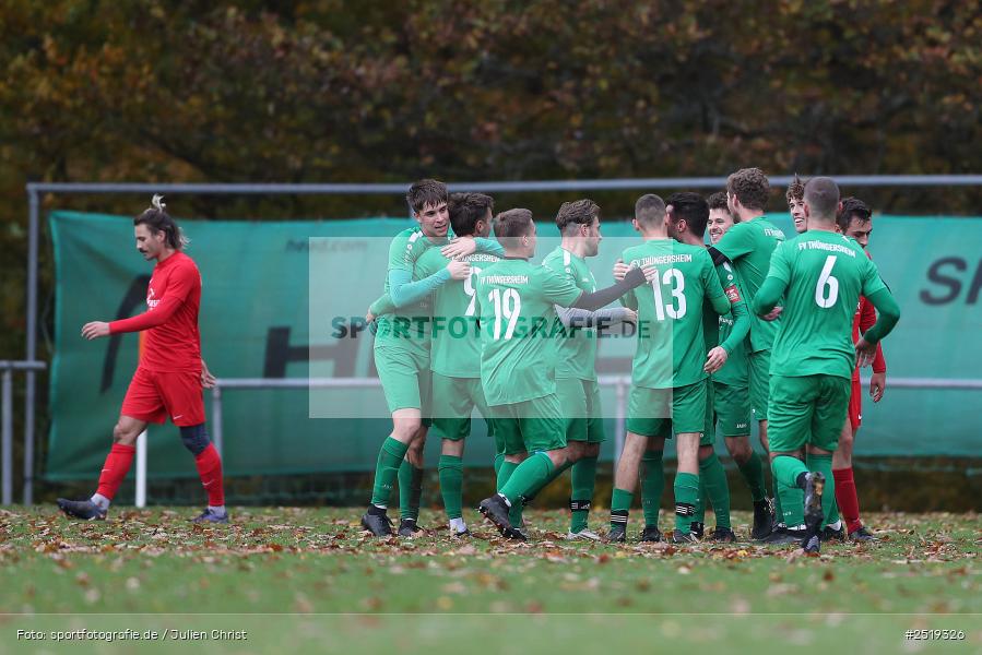 Sportgelände, Gemünden-Seifriedsburg, 26.10.2025, sport, action, Fussball, BFV, 15. Spieltag, Kreisliga Würzburg Gr. 2, FVT, FVGS, FV Thüngersheim, FV Gemünden/Seifriedsburg - Bild-ID: 2519326