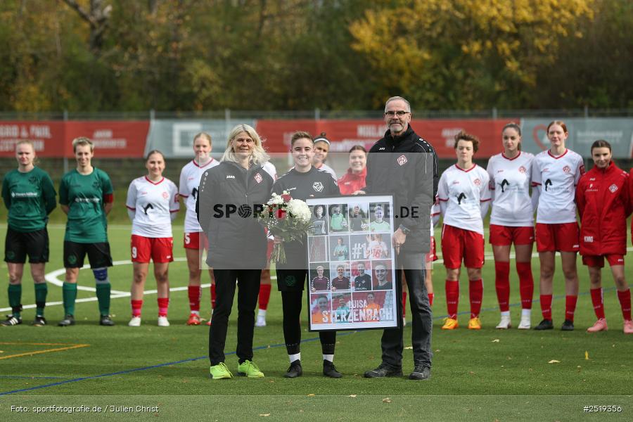 Sportpark Heuchelhof, Würzburg, 26.10.2025, sport, action, Fussball, BFV, 15. Spieltag, Bezirksoberliga Frauen, SV Veitshöchheim, FC Würzburger Kickers II - Bild-ID: 2519356