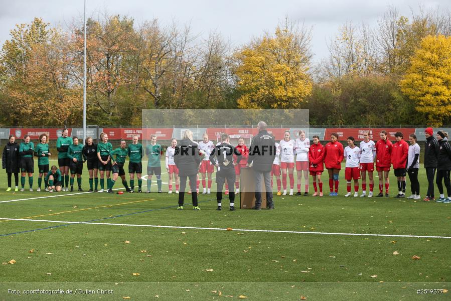 sport, action, Würzburg, Sportpark Heuchelhof, SV Veitshöchheim, Fussball, FC Würzburger Kickers II, Bezirksoberliga Frauen, BFV, 26.10.2025, 15. Spieltag - Bild-ID: 2519377