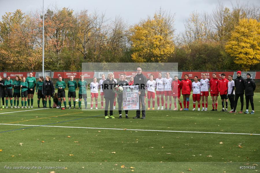 sport, action, Würzburg, Sportpark Heuchelhof, SV Veitshöchheim, Fussball, FC Würzburger Kickers II, Bezirksoberliga Frauen, BFV, 26.10.2025, 15. Spieltag - Bild-ID: 2519383