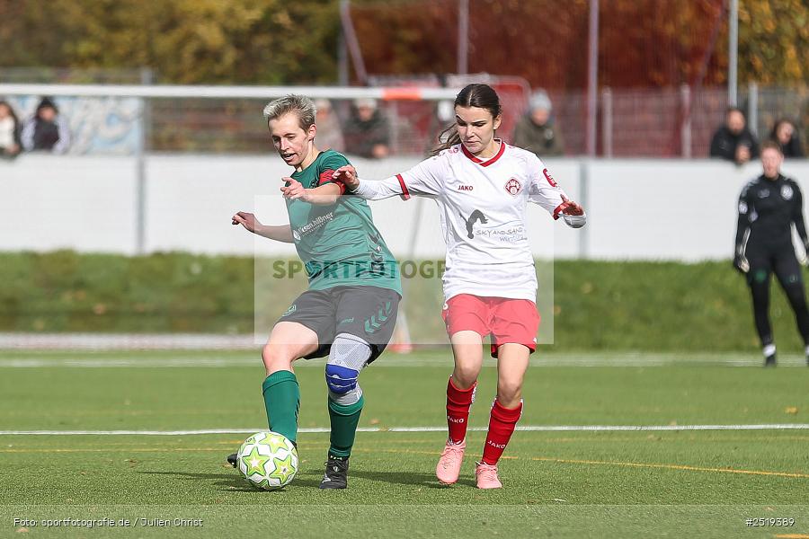 sport, action, Würzburg, Sportpark Heuchelhof, SV Veitshöchheim, Fussball, FC Würzburger Kickers II, Bezirksoberliga Frauen, BFV, 26.10.2025, 15. Spieltag - Bild-ID: 2519389
