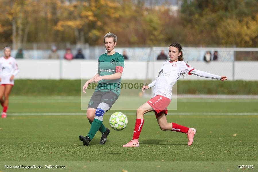 sport, action, Würzburg, Sportpark Heuchelhof, SV Veitshöchheim, Fussball, FC Würzburger Kickers II, Bezirksoberliga Frauen, BFV, 26.10.2025, 15. Spieltag - Bild-ID: 2519392