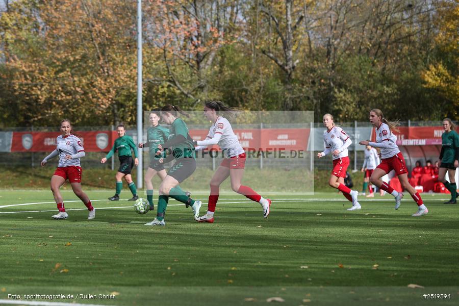 sport, action, Würzburg, Sportpark Heuchelhof, SV Veitshöchheim, Fussball, FC Würzburger Kickers II, Bezirksoberliga Frauen, BFV, 26.10.2025, 15. Spieltag - Bild-ID: 2519394