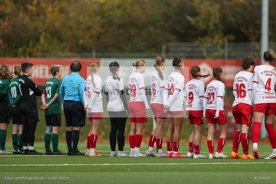 sport, action, Würzburg, Sportpark Heuchelhof, SV Veitshöchheim, Fussball, FC Würzburger Kickers II, Bezirksoberliga Frauen, BFV, 26.10.2025, 15. Spieltag - Bild-ID: 2519395