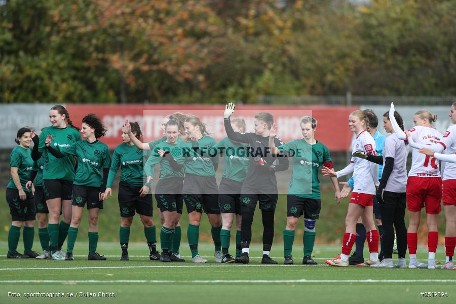 sport, action, Würzburg, Sportpark Heuchelhof, SV Veitshöchheim, Fussball, FC Würzburger Kickers II, Bezirksoberliga Frauen, BFV, 26.10.2025, 15. Spieltag - Bild-ID: 2519396