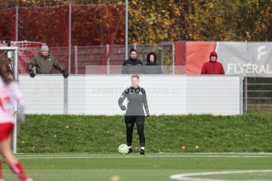 sport, action, Würzburg, Sportpark Heuchelhof, SV Veitshöchheim, Fussball, FC Würzburger Kickers II, Bezirksoberliga Frauen, BFV, 26.10.2025, 15. Spieltag - Bild-ID: 2519403