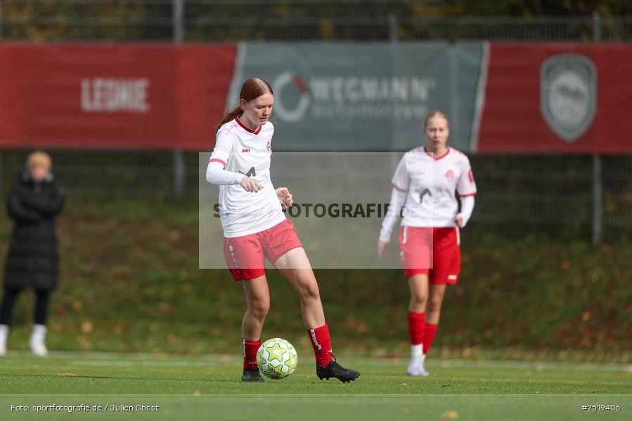 sport, action, Würzburg, Sportpark Heuchelhof, SV Veitshöchheim, Fussball, FC Würzburger Kickers II, Bezirksoberliga Frauen, BFV, 26.10.2025, 15. Spieltag - Bild-ID: 2519406