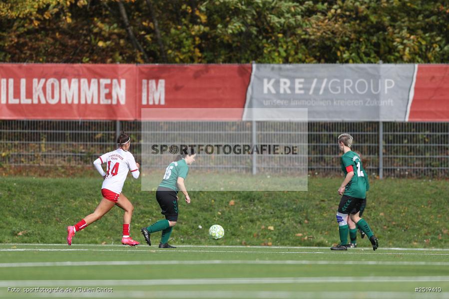 sport, action, Würzburg, Sportpark Heuchelhof, SV Veitshöchheim, Fussball, FC Würzburger Kickers II, Bezirksoberliga Frauen, BFV, 26.10.2025, 15. Spieltag - Bild-ID: 2519410