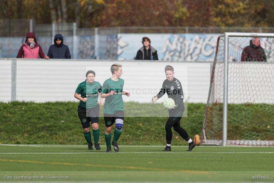 sport, action, Würzburg, Sportpark Heuchelhof, SV Veitshöchheim, Fussball, FC Würzburger Kickers II, Bezirksoberliga Frauen, BFV, 26.10.2025, 15. Spieltag - Bild-ID: 2519423