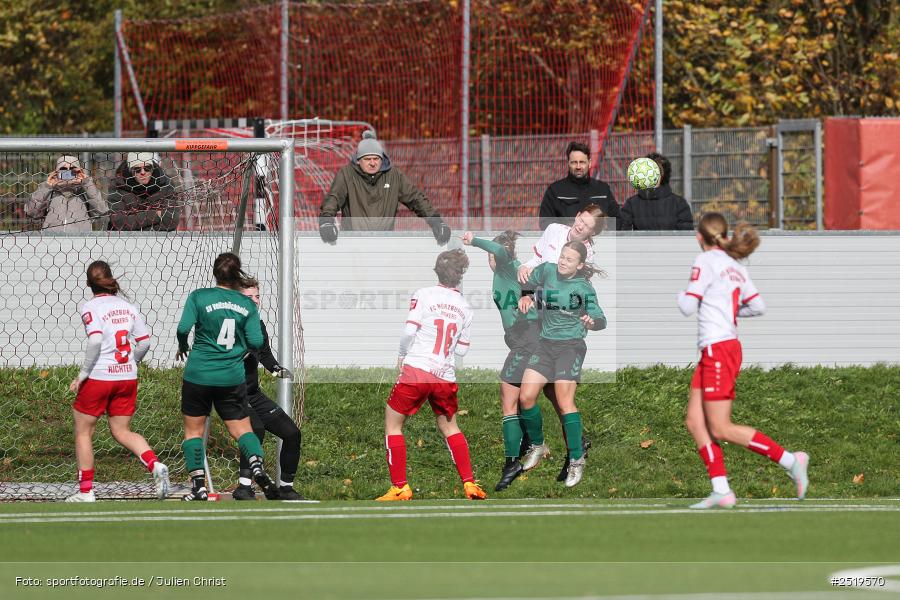 sport, action, Würzburg, Sportpark Heuchelhof, SV Veitshöchheim, Fussball, FC Würzburger Kickers II, Bezirksoberliga Frauen, BFV, 26.10.2025, 15. Spieltag - Bild-ID: 2519570