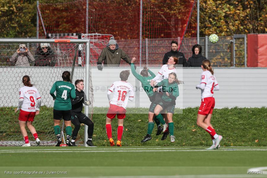sport, action, Würzburg, Sportpark Heuchelhof, SV Veitshöchheim, Fussball, FC Würzburger Kickers II, Bezirksoberliga Frauen, BFV, 26.10.2025, 15. Spieltag - Bild-ID: 2519571