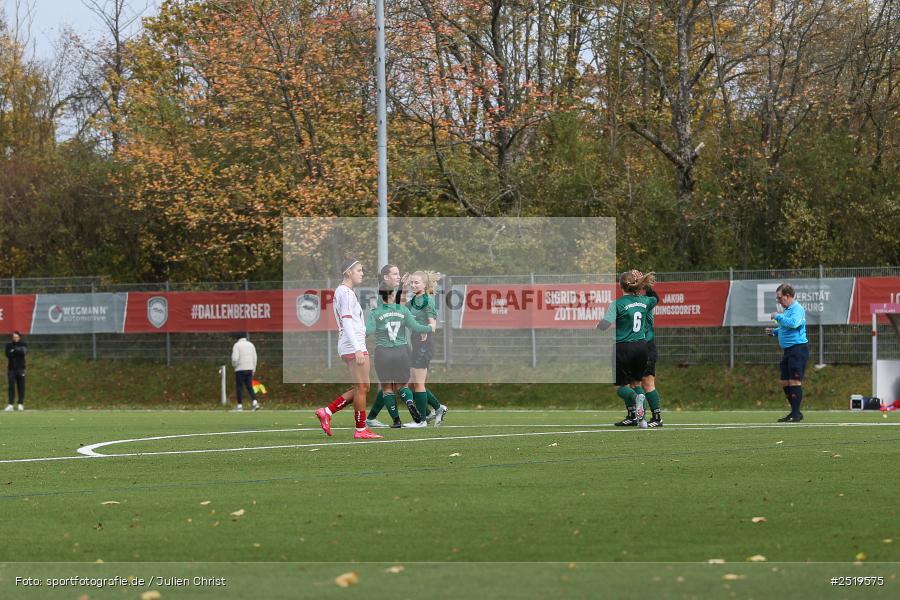 sport, action, Würzburg, Sportpark Heuchelhof, SV Veitshöchheim, Fussball, FC Würzburger Kickers II, Bezirksoberliga Frauen, BFV, 26.10.2025, 15. Spieltag - Bild-ID: 2519575
