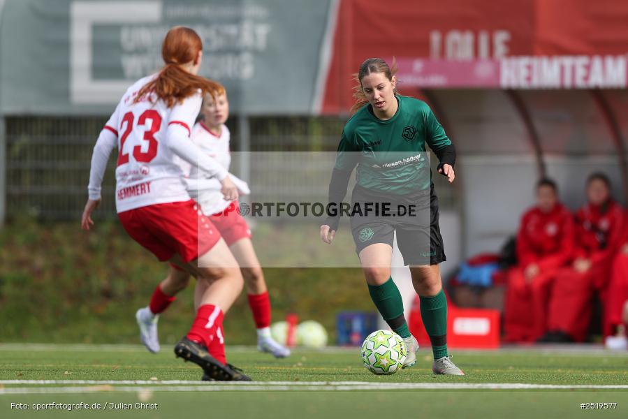 sport, action, Würzburg, Sportpark Heuchelhof, SV Veitshöchheim, Fussball, FC Würzburger Kickers II, Bezirksoberliga Frauen, BFV, 26.10.2025, 15. Spieltag - Bild-ID: 2519577