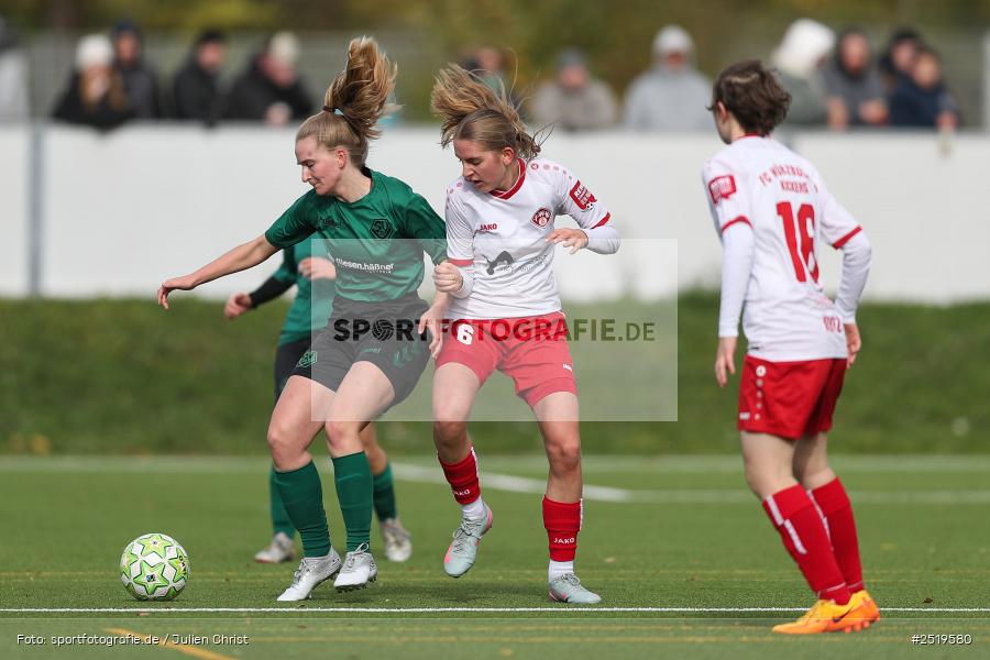 sport, action, Würzburg, Sportpark Heuchelhof, SV Veitshöchheim, Fussball, FC Würzburger Kickers II, Bezirksoberliga Frauen, BFV, 26.10.2025, 15. Spieltag - Bild-ID: 2519580