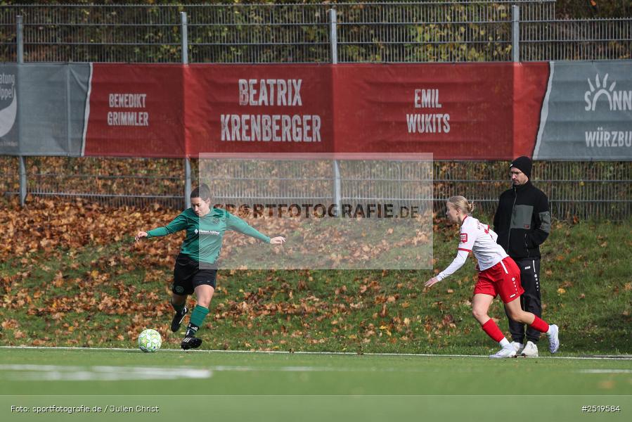 sport, action, Würzburg, Sportpark Heuchelhof, SV Veitshöchheim, Fussball, FC Würzburger Kickers II, Bezirksoberliga Frauen, BFV, 26.10.2025, 15. Spieltag - Bild-ID: 2519584