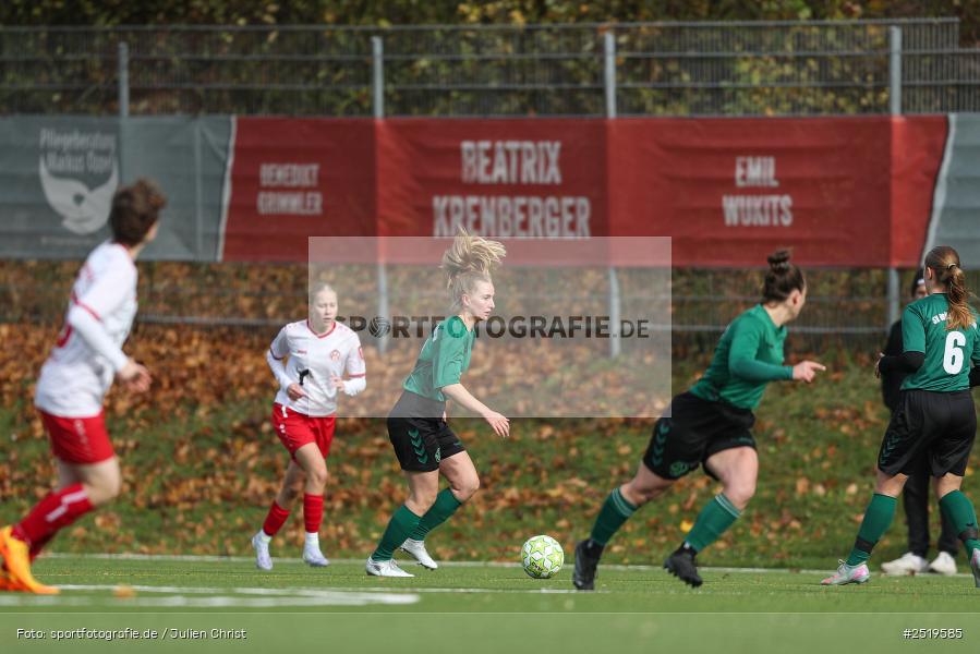 sport, action, Würzburg, Sportpark Heuchelhof, SV Veitshöchheim, Fussball, FC Würzburger Kickers II, Bezirksoberliga Frauen, BFV, 26.10.2025, 15. Spieltag - Bild-ID: 2519585