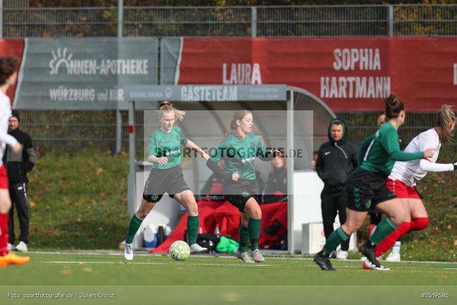 sport, action, Würzburg, Sportpark Heuchelhof, SV Veitshöchheim, Fussball, FC Würzburger Kickers II, Bezirksoberliga Frauen, BFV, 26.10.2025, 15. Spieltag - Bild-ID: 2519586