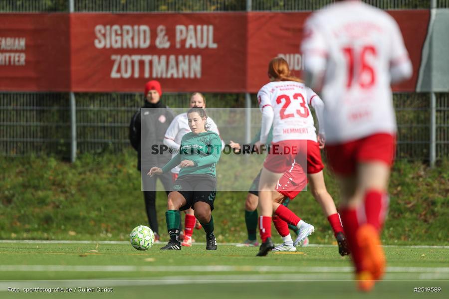 sport, action, Würzburg, Sportpark Heuchelhof, SV Veitshöchheim, Fussball, FC Würzburger Kickers II, Bezirksoberliga Frauen, BFV, 26.10.2025, 15. Spieltag - Bild-ID: 2519589