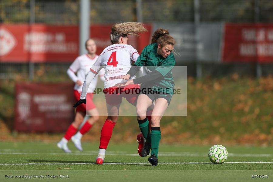 sport, action, Würzburg, Sportpark Heuchelhof, SV Veitshöchheim, Fussball, FC Würzburger Kickers II, Bezirksoberliga Frauen, BFV, 26.10.2025, 15. Spieltag - Bild-ID: 2519592
